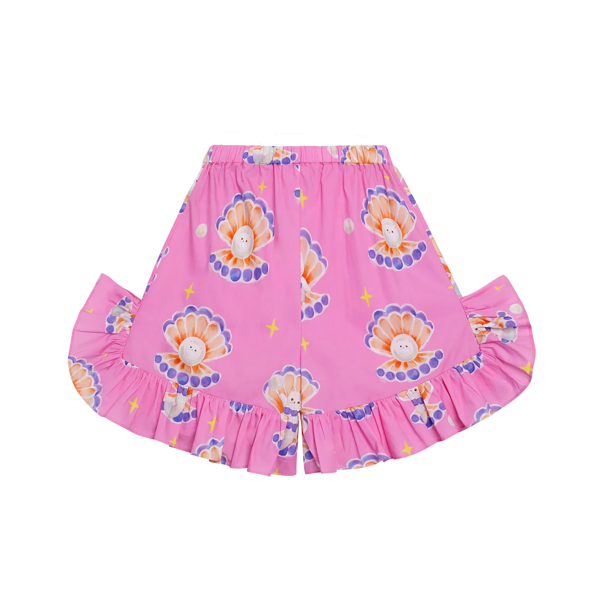 Poco Blush Mermaid Pearl Cat Shorts