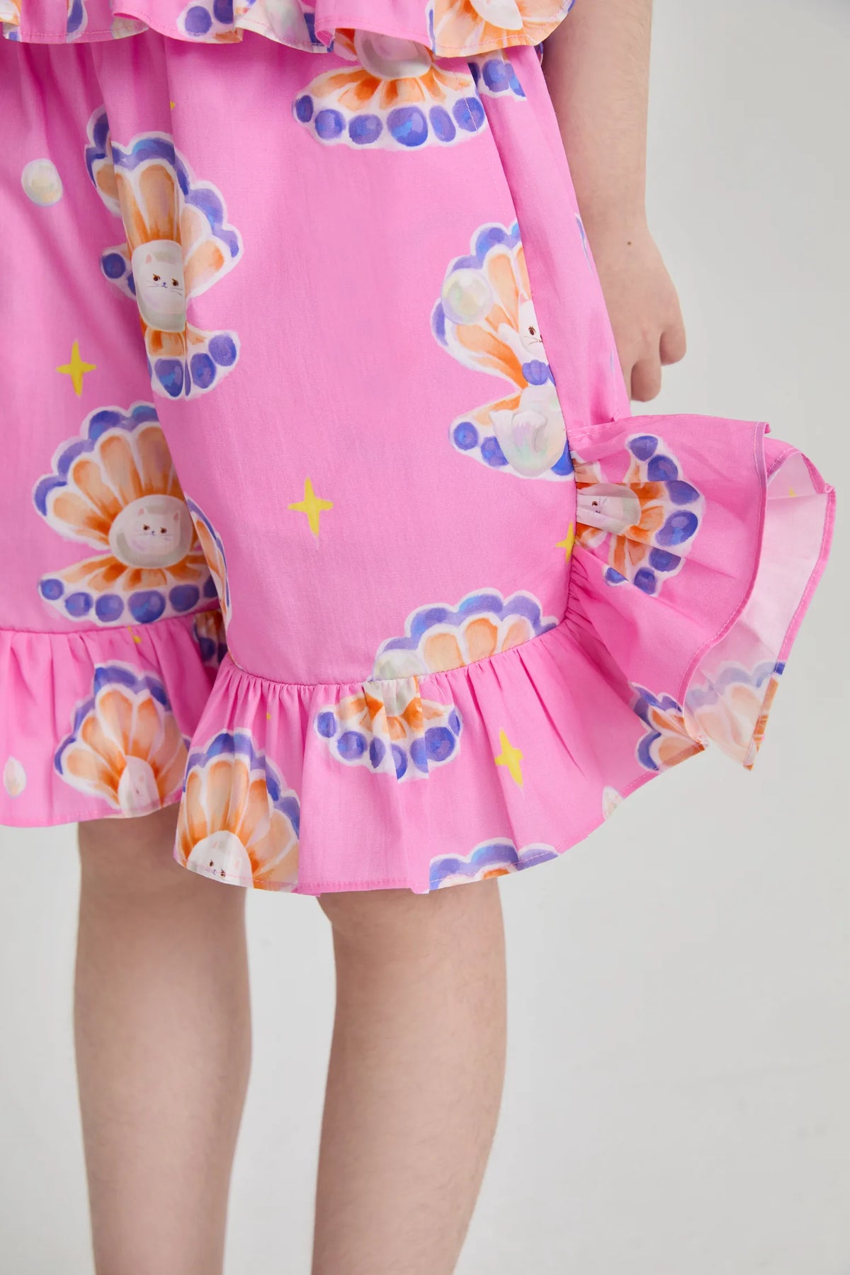Mermaid Pearl Cat Shorts by Poco Blush, image 12