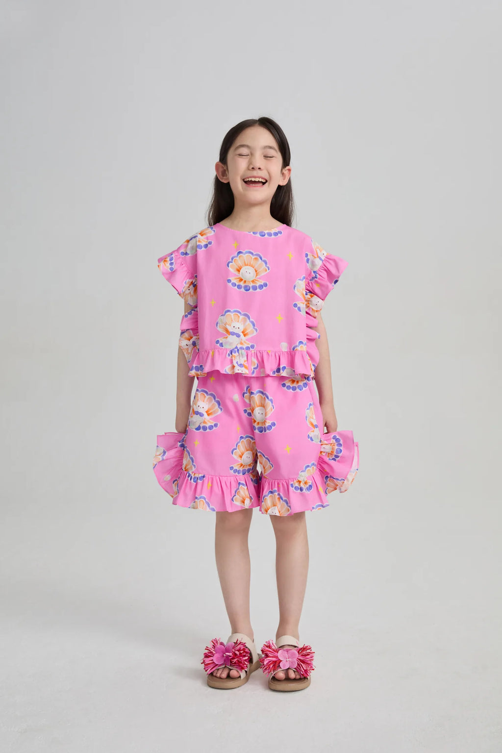 Mermaid Pearl Cat Shorts by Poco Blush, image 7