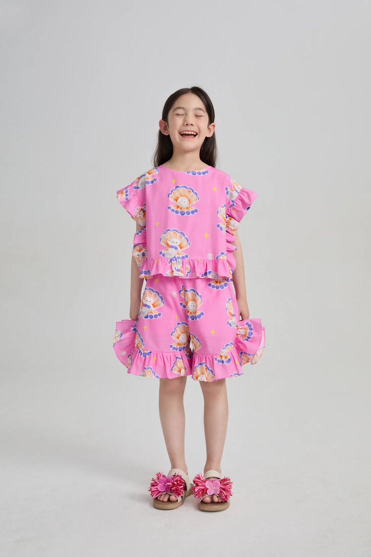Mermaid Pearl Cat Shorts by Poco Blush, image 7