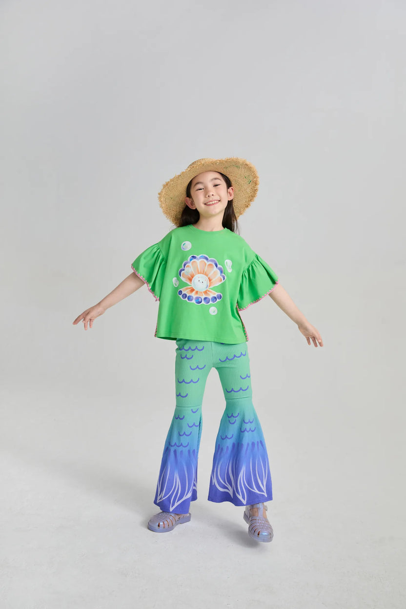 Pearl Cat Shell Adventure Tee by Poco Blush, image 16