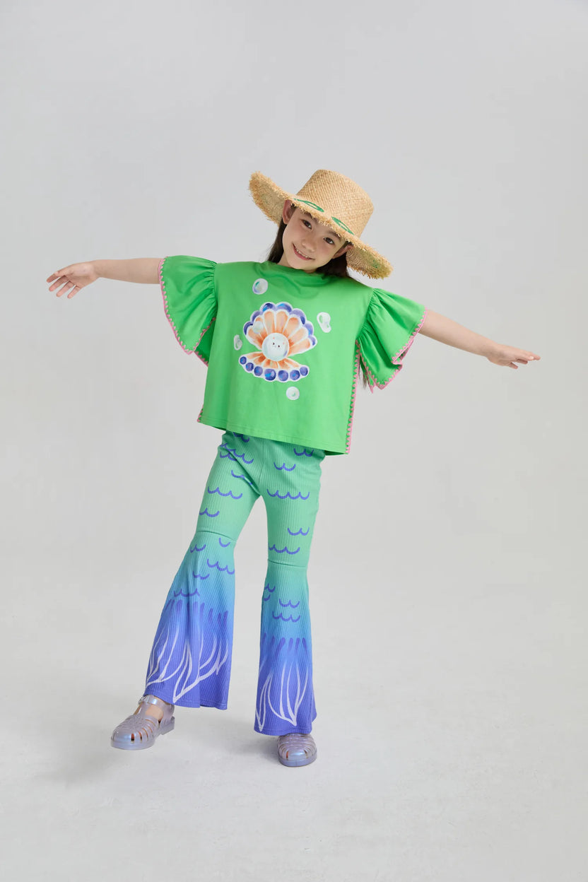 Pearl Cat Shell Adventure Tee by Poco Blush, image 17