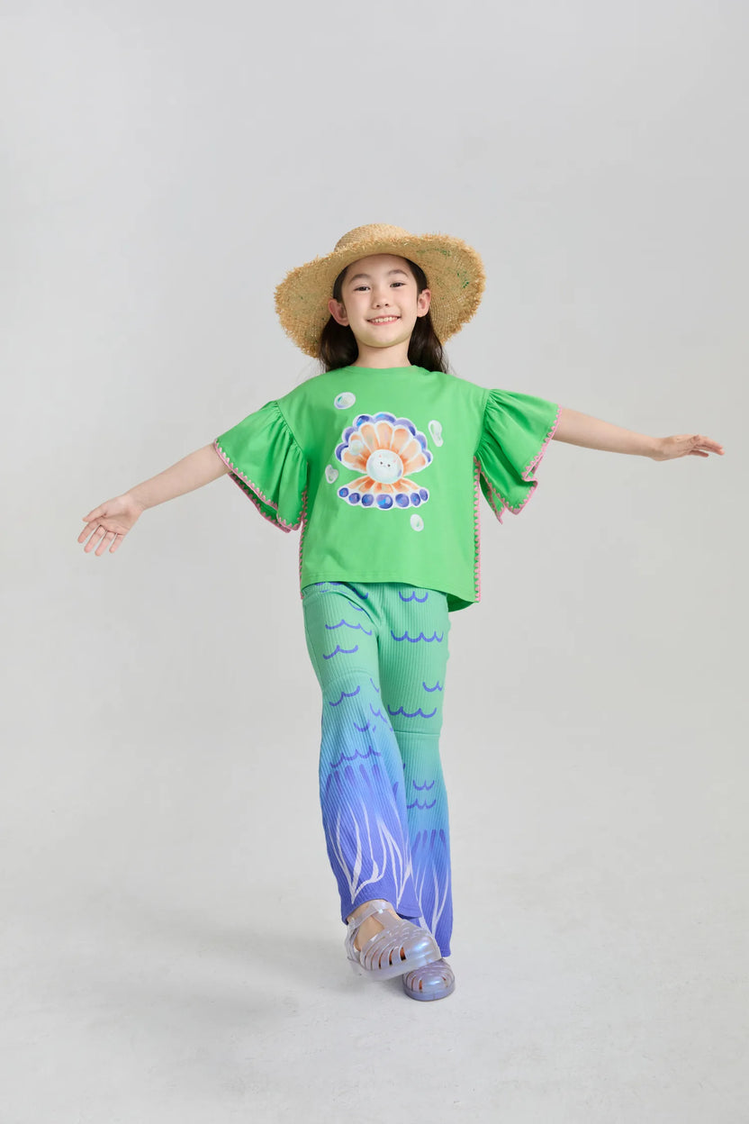 Pearl Cat Shell Adventure Tee by Poco Blush, image 18