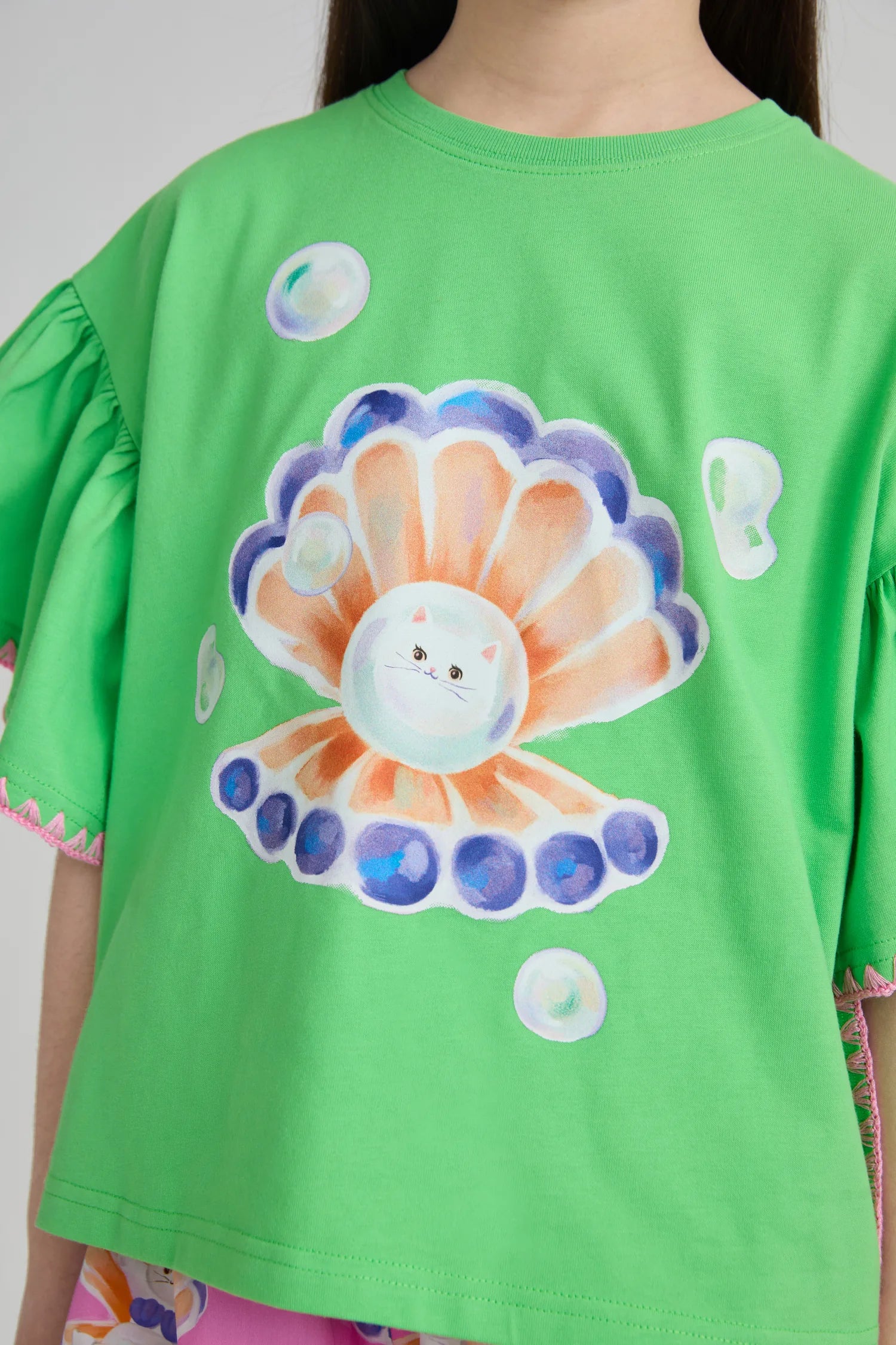 Poco Blush Pearl Cat Shell Adventure Tee