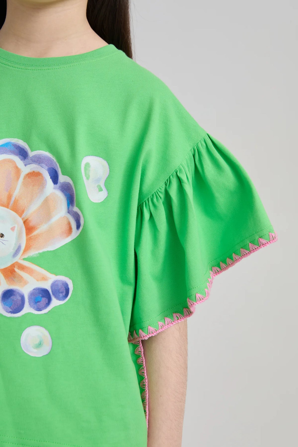 Poco Blush Pearl Cat Shell Adventure Tee
