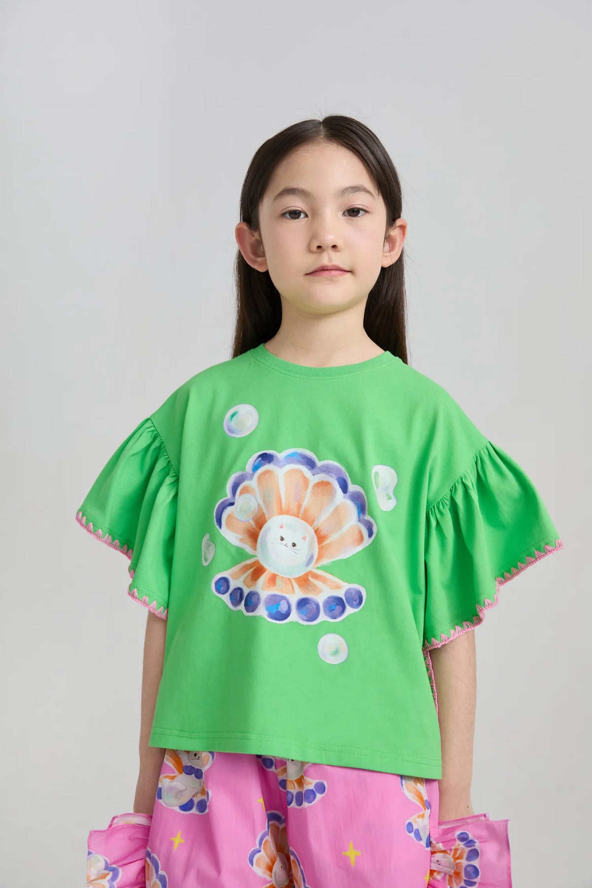 Poco Blush Pearl Cat Shell Adventure Tee