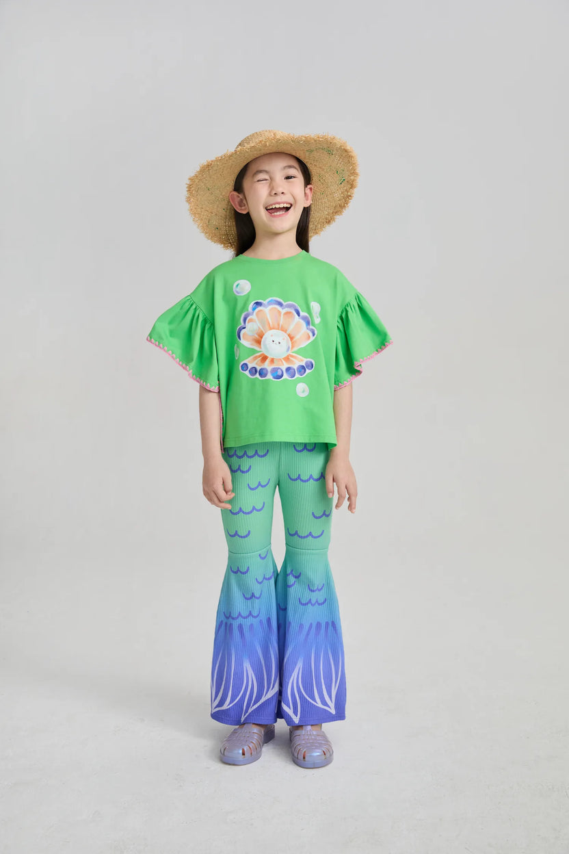 Pearl Cat Shell Adventure Tee by Poco Blush, image 4