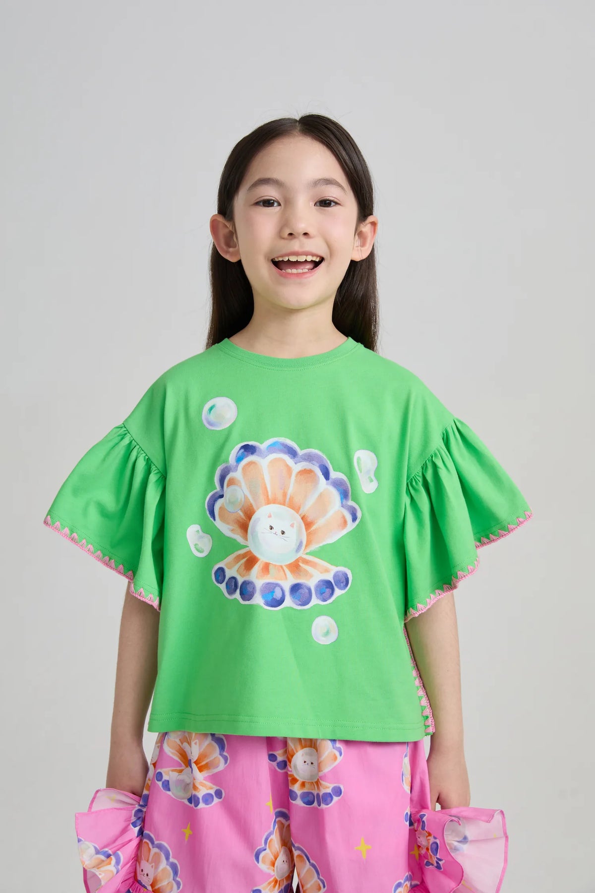 Poco Blush Pearl Cat Shell Adventure Tee