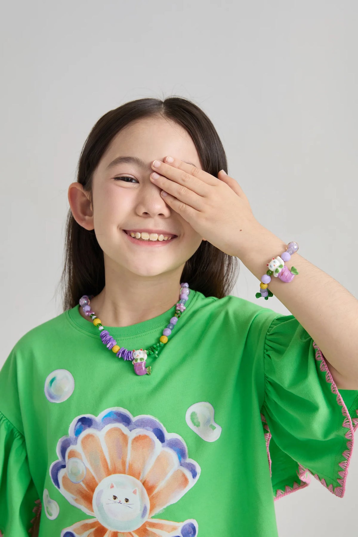 Poco Blush Pearl Cat Shell Adventure Tee