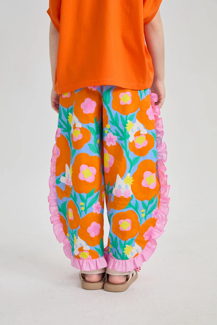 Shell-Wave Side-Ruffle Pants by Poco Blush, image 9