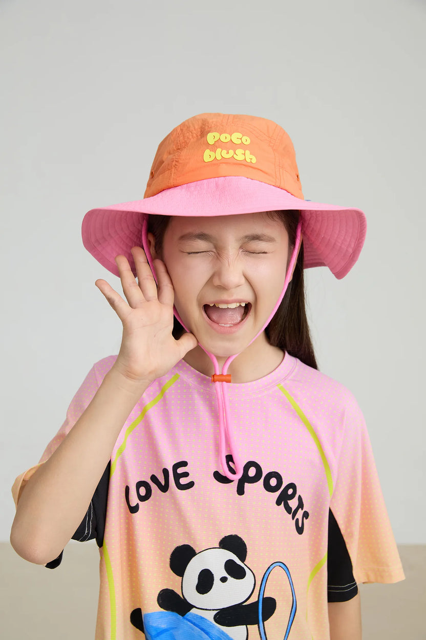 Snap‑Brim Colorblock Bucket Hat by Poco Blush, image 3