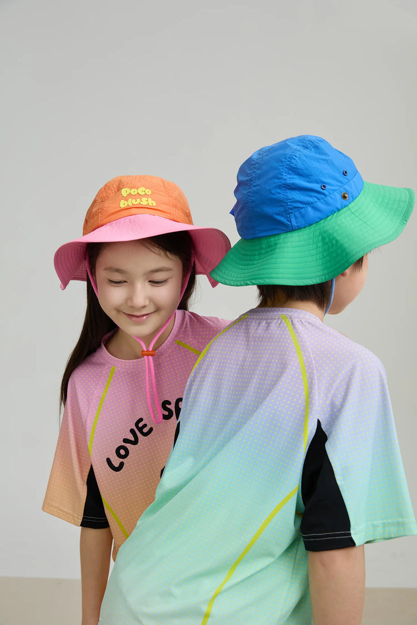 Snap‑Brim Colorblock Bucket Hat by Poco Blush, image 12