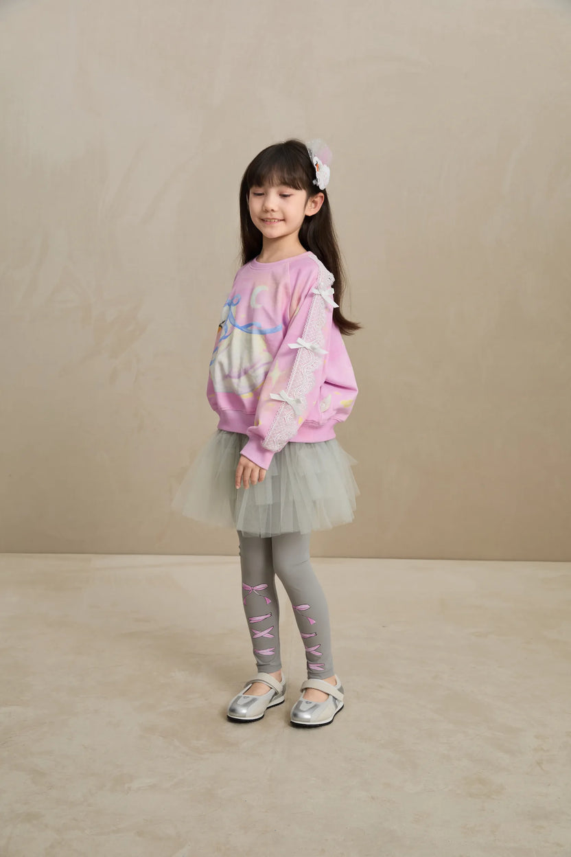 Swan Lace Dream Sweatshirt by Poco Blush, image 20