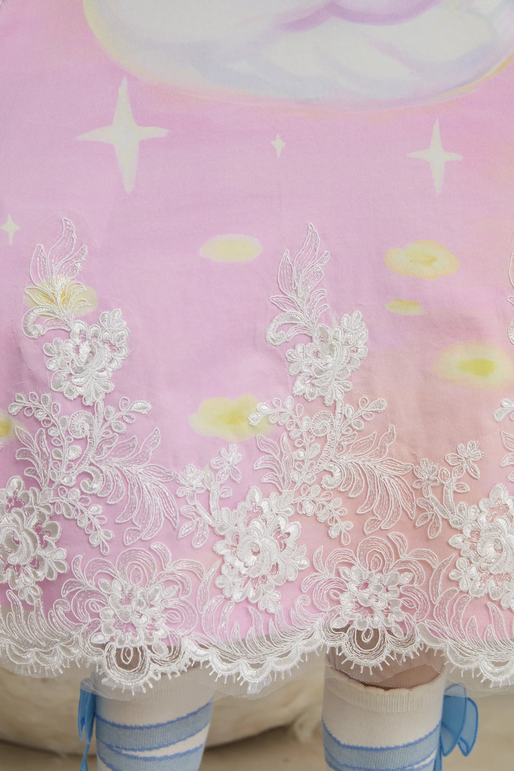 Poco Blush Dreamy Swan Lake Lace Dress