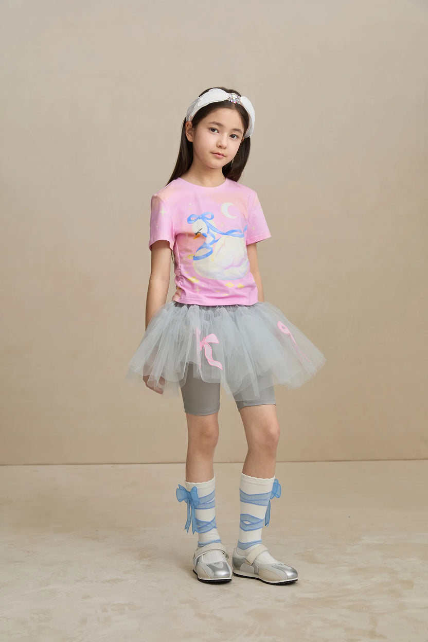 Swan Lake Cooling Cotton T-shirt by Poco Blush, image 18