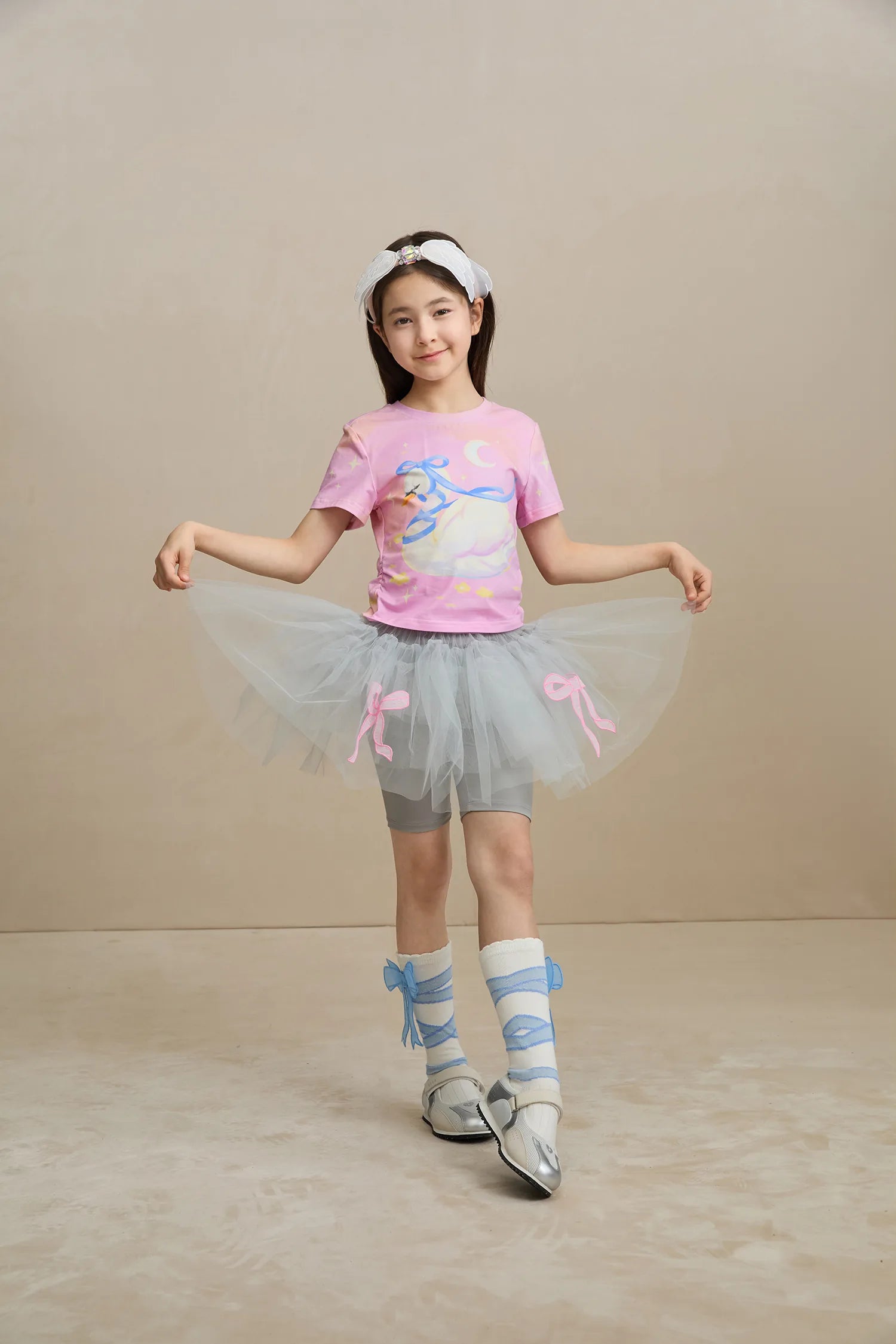 Poco Blush Swan Lake Cooling Cotton T-shirt