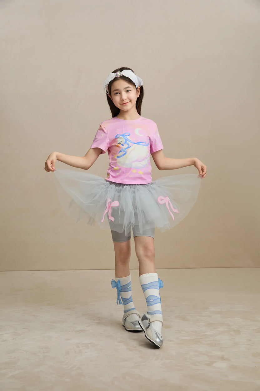 Swan Lake Cooling Cotton T-shirt by Poco Blush, image 19