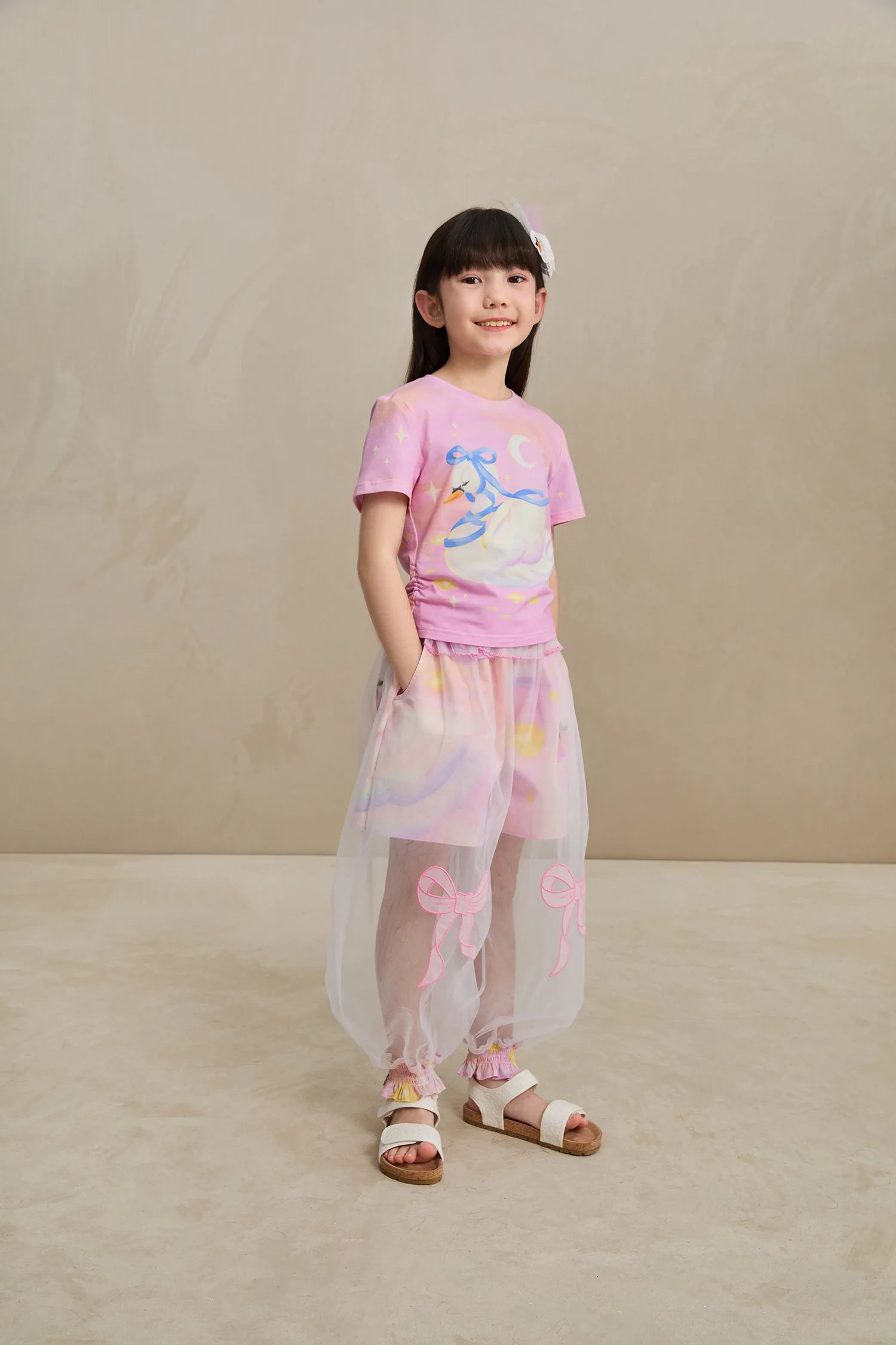 Poco Blush Swan Lake Cooling Cotton T-shirt