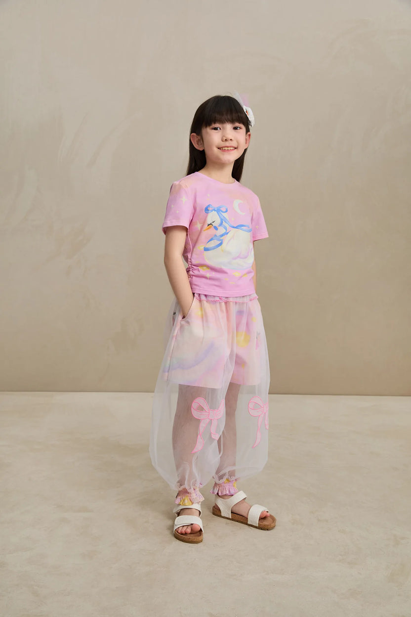 Swan Lake Cooling Cotton T-shirt by Poco Blush, image 2