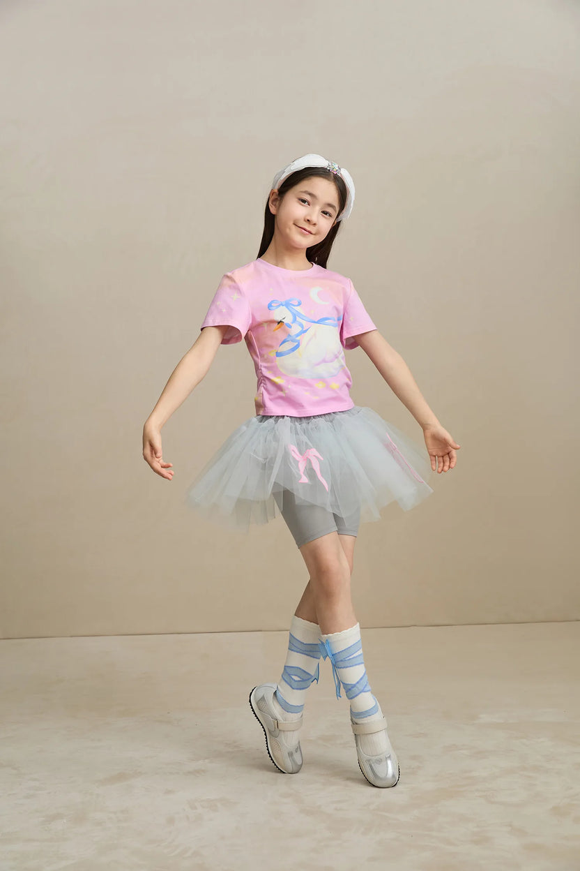 Poco Blush Swan Lake Cooling Cotton T-shirt