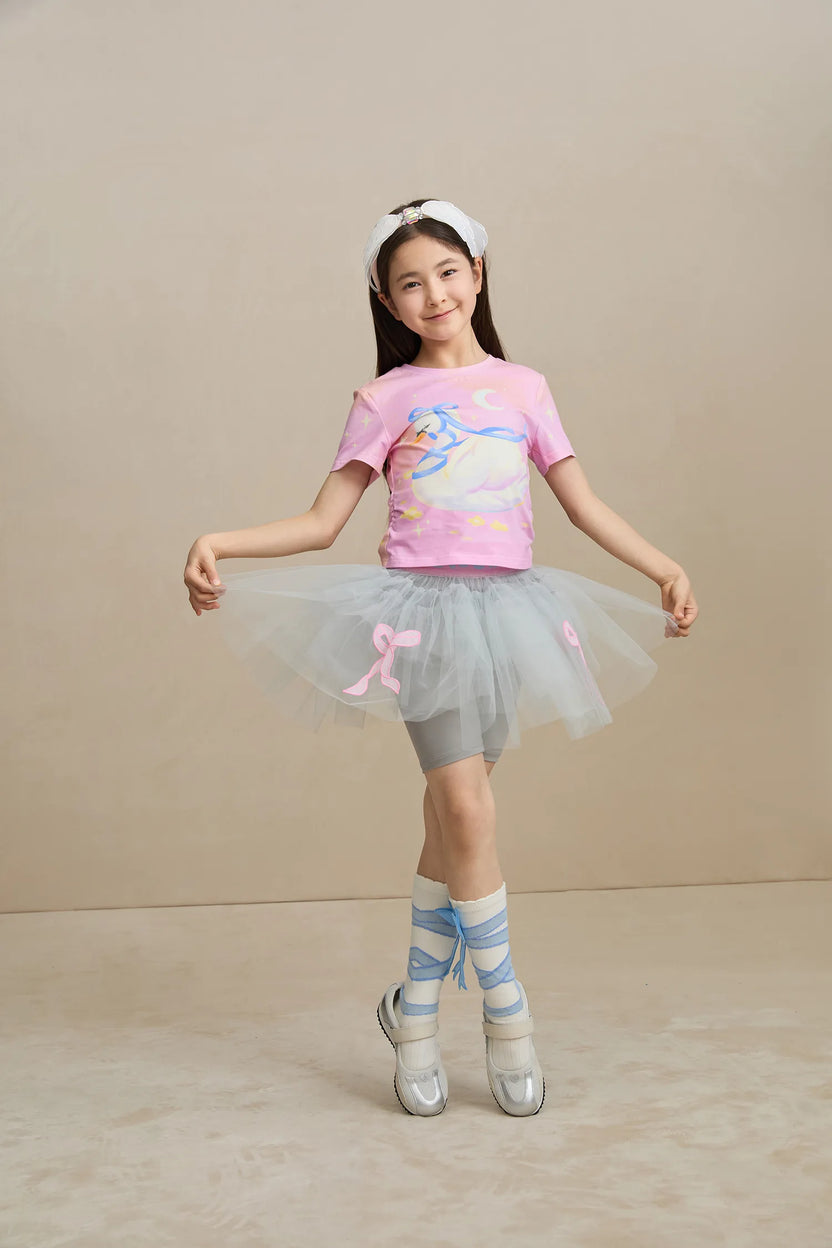 Poco Blush Swan Lake Cooling Cotton T-shirt