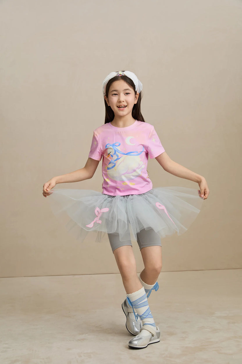 Poco Blush Swan Lake Cooling Cotton T-shirt