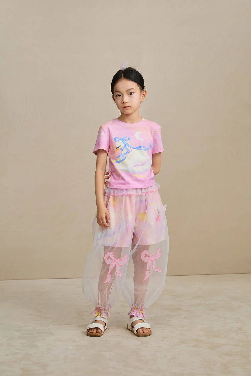 Poco Blush Swan Lake Cooling Cotton T-shirt