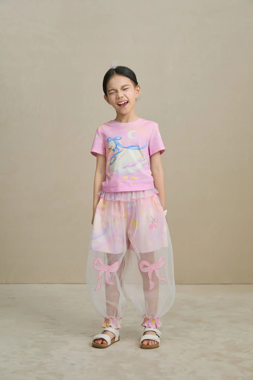 Swan Mesh Overlay Anti-Mosquito Pants by Poco Blush, image 16