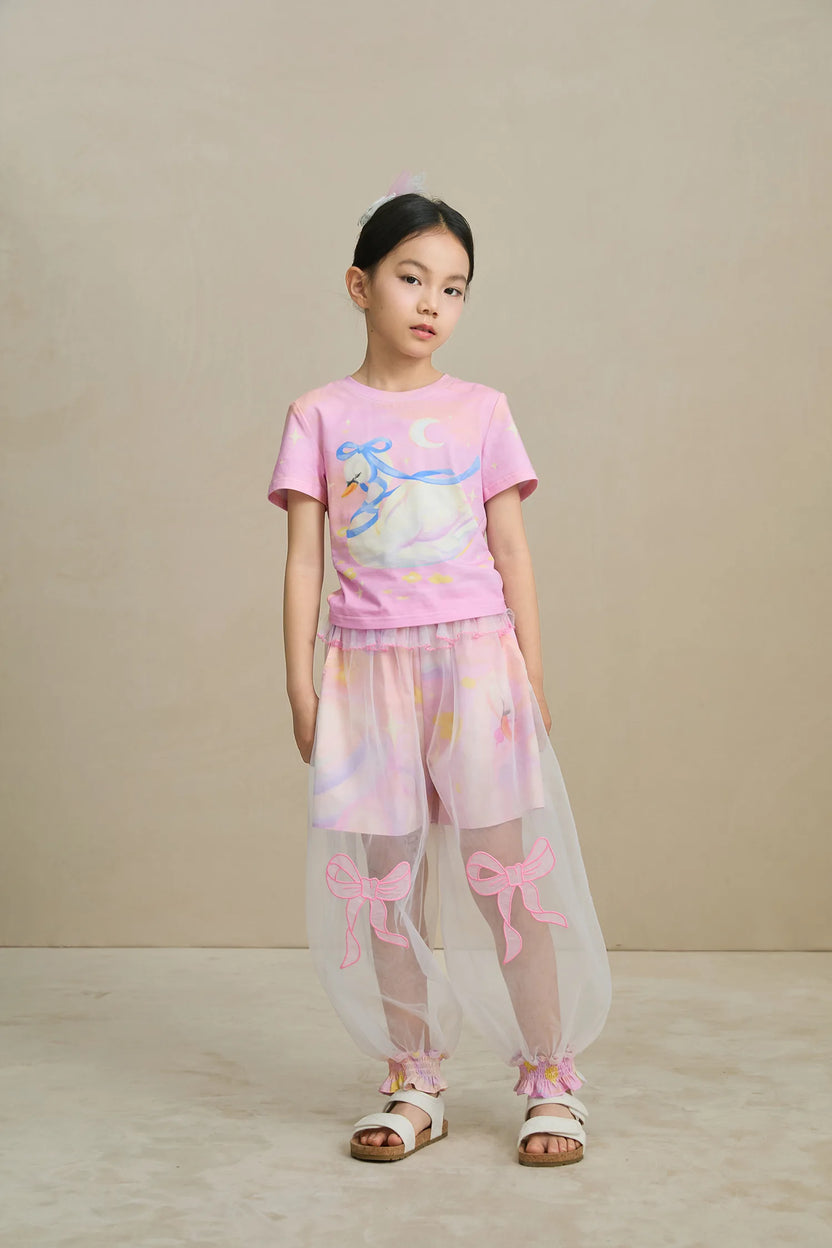 Swan Mesh Overlay Anti-Mosquito Pants by Poco Blush, image 17