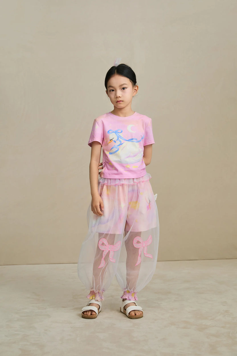 Swan Mesh Overlay Anti-Mosquito Pants by Poco Blush, image 18