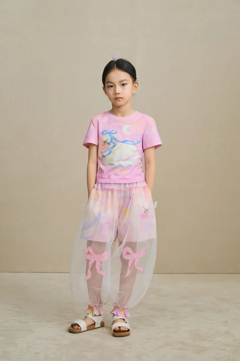Swan Mesh Overlay Anti-Mosquito Pants by Poco Blush, image 19