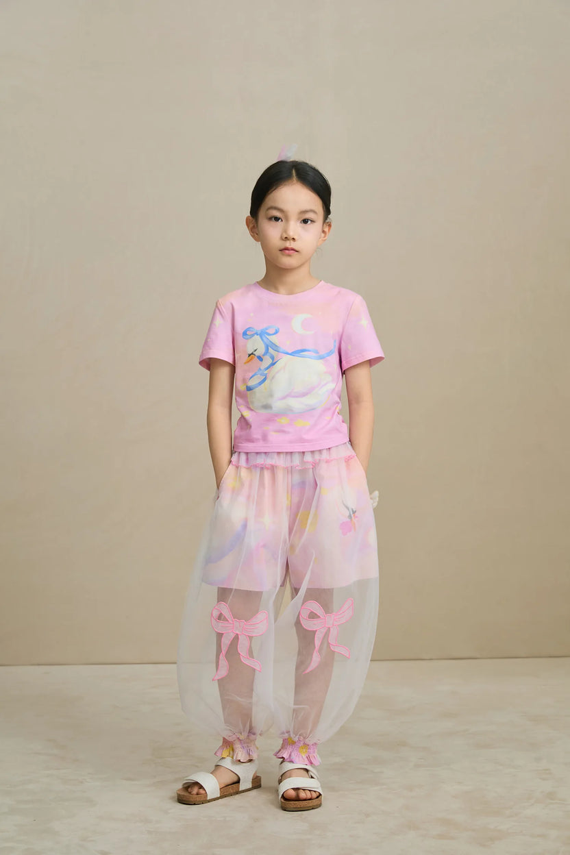 Swan Mesh Overlay Anti-Mosquito Pants by Poco Blush, image 20