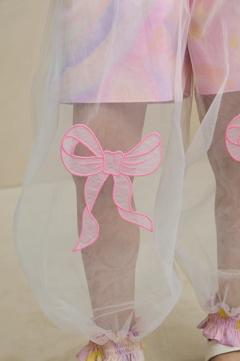Swan Mesh Overlay Anti-Mosquito Pants by Poco Blush, image 7