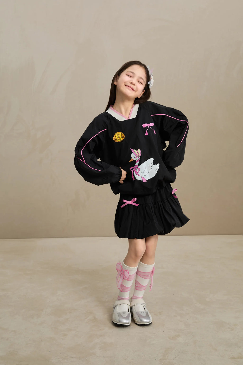 Poco Blush Swan Ribbon Active Jacket