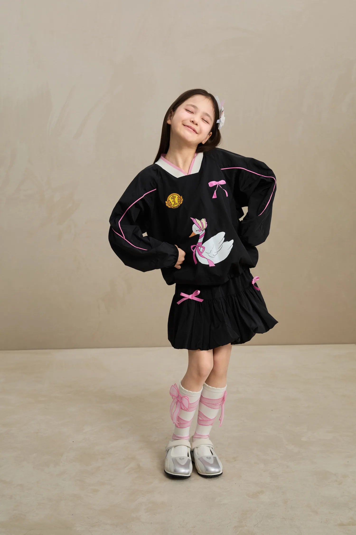 Poco Blush Swan Ribbon Active Jacket