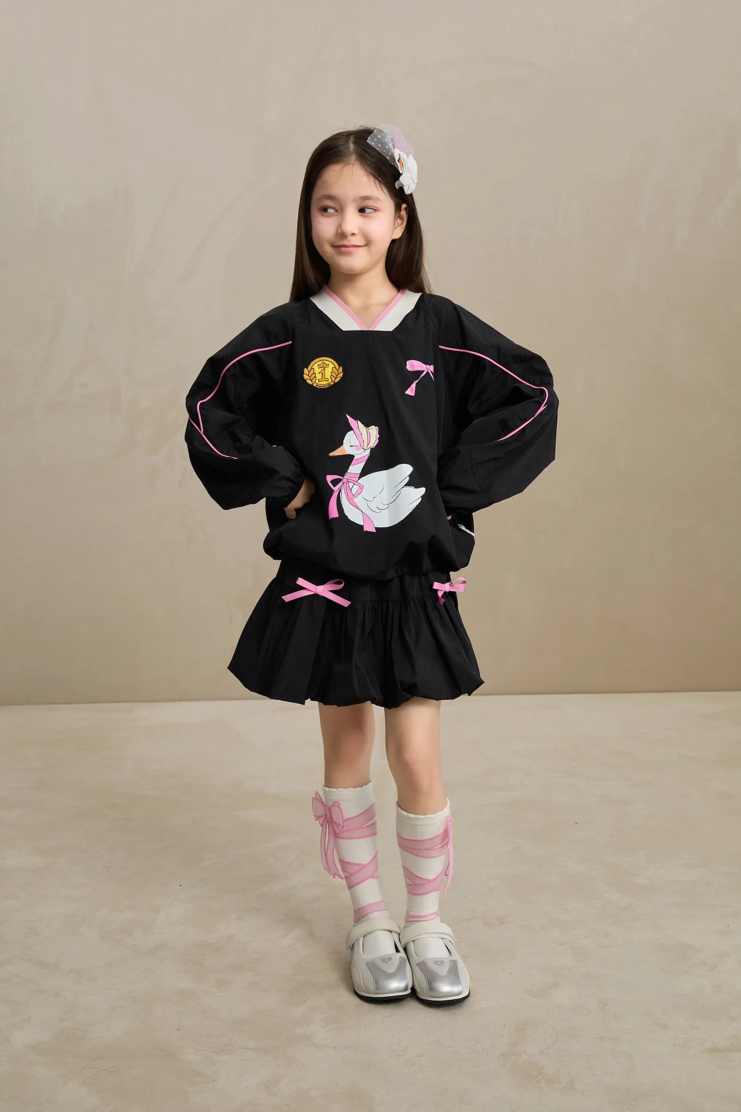 Poco Blush Swan Ribbon Active Jacket