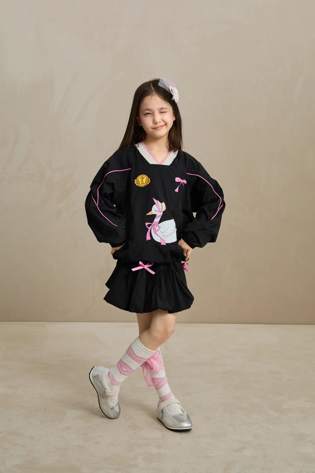 Poco Blush Swan Ribbon Active Jacket