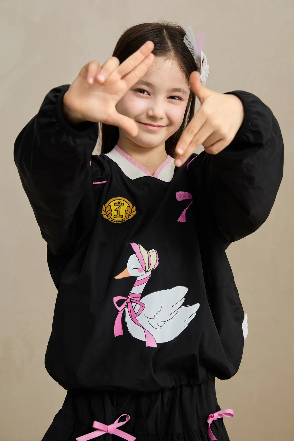 Poco Blush Swan Ribbon Active Jacket