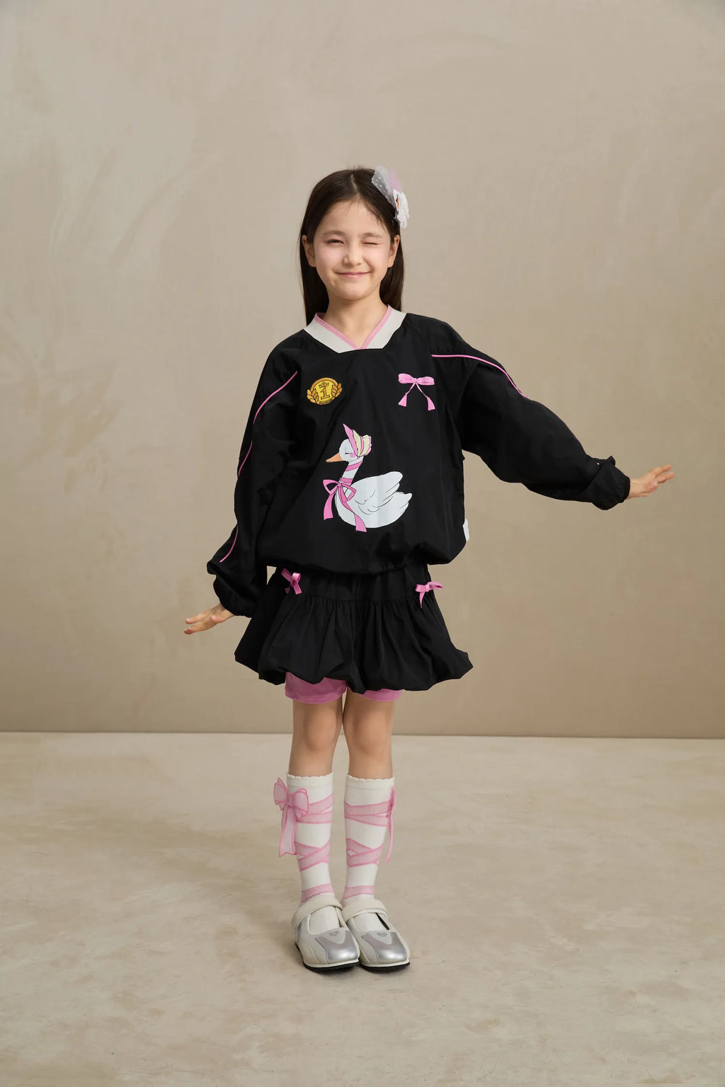Poco Blush Swan Ribbon Active Jacket