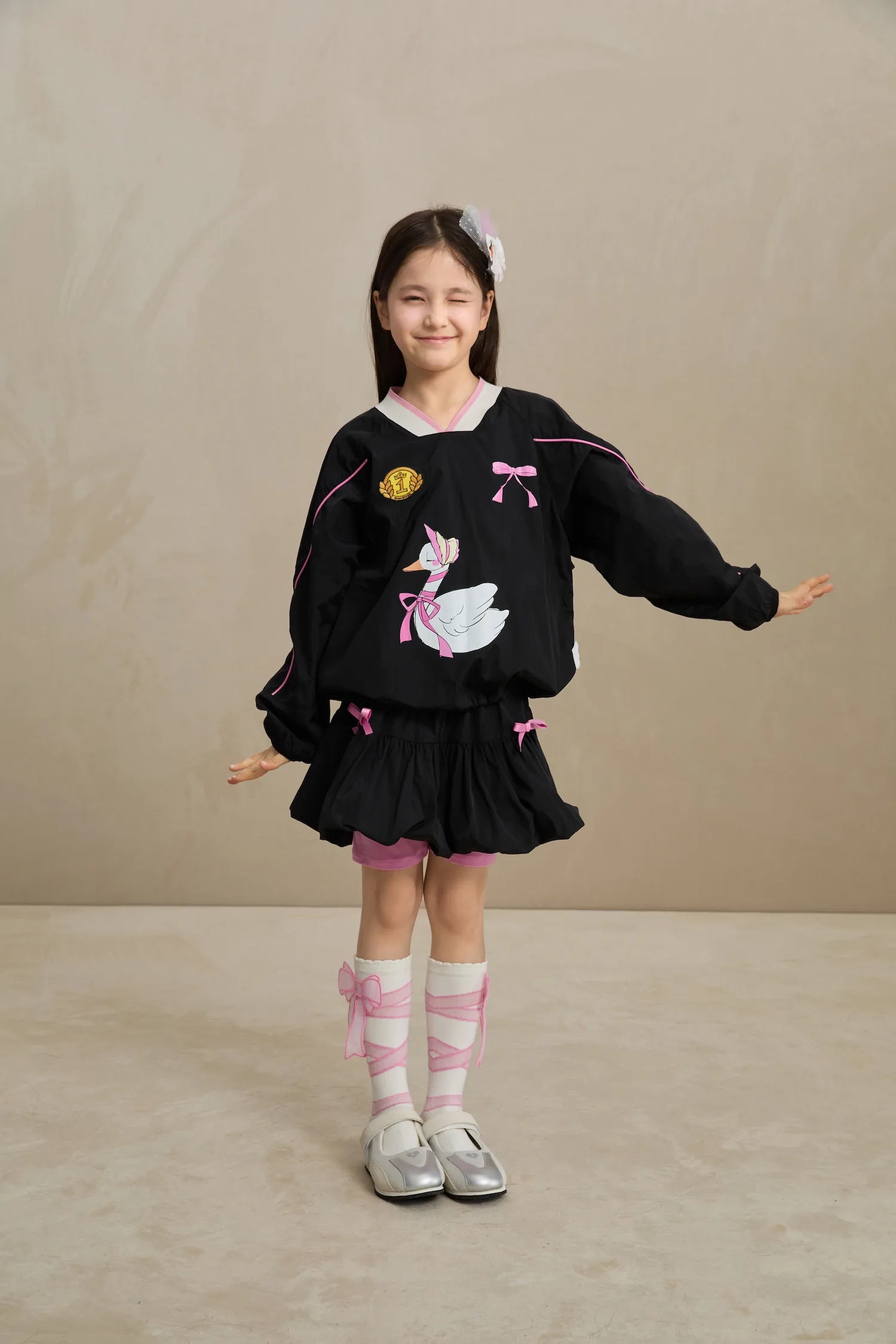 Poco Blush Swan Ribbon Active Jacket