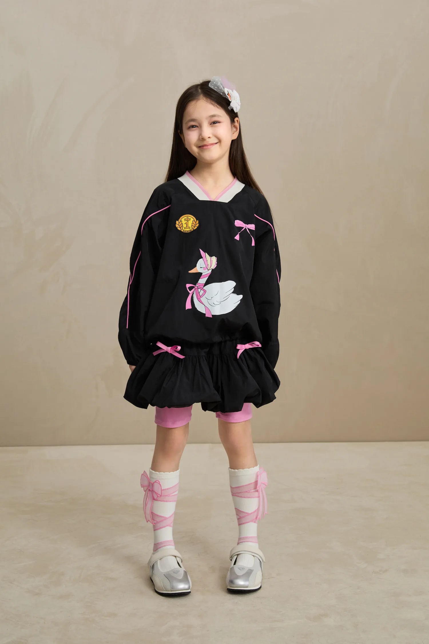 Poco Blush Swan Ribbon Active Jacket