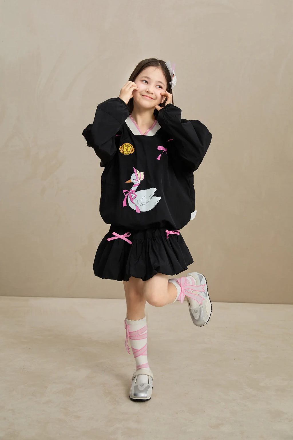 Poco Blush Swan Ribbon Active Jacket