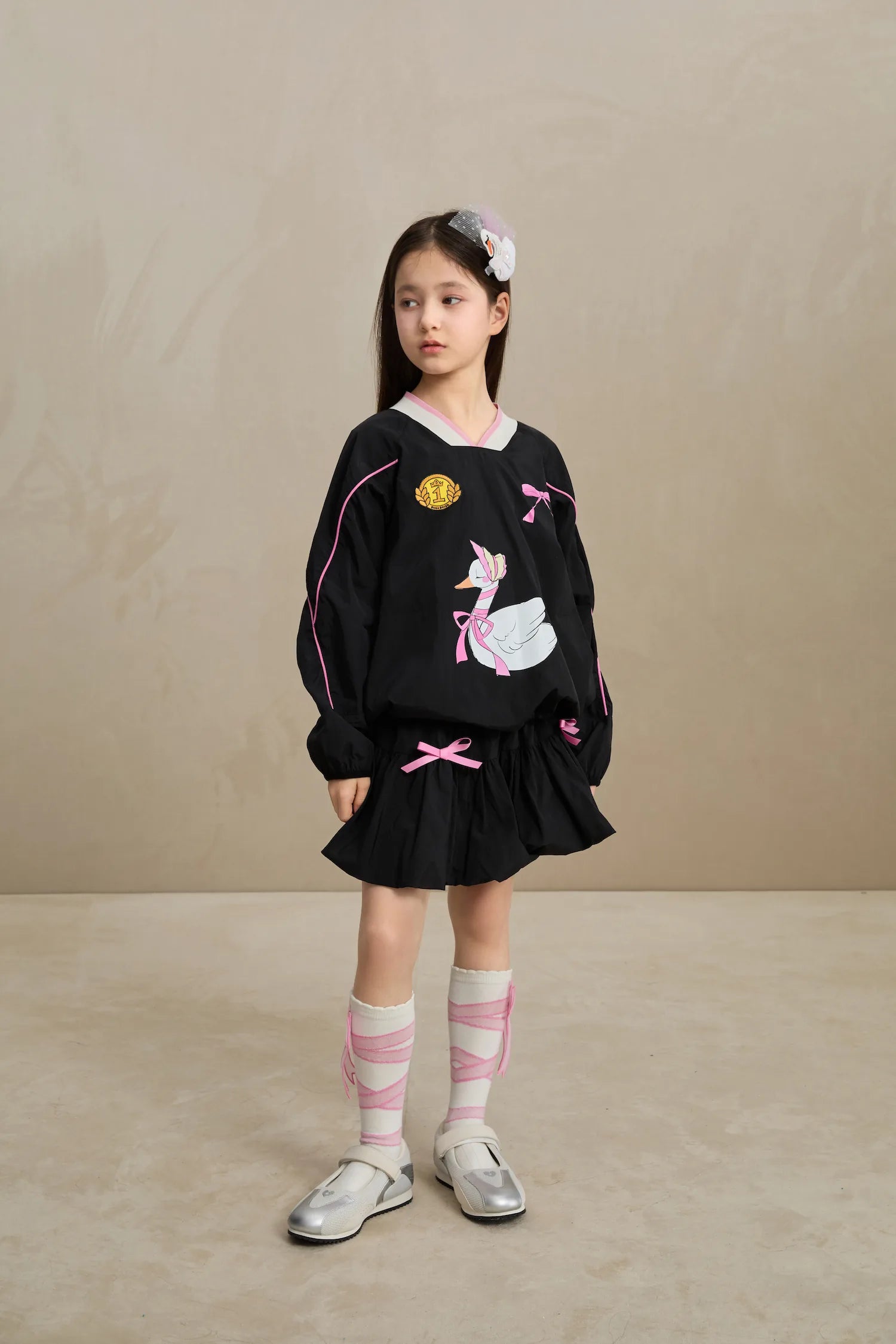 Poco Blush Swan Ribbon Active Jacket