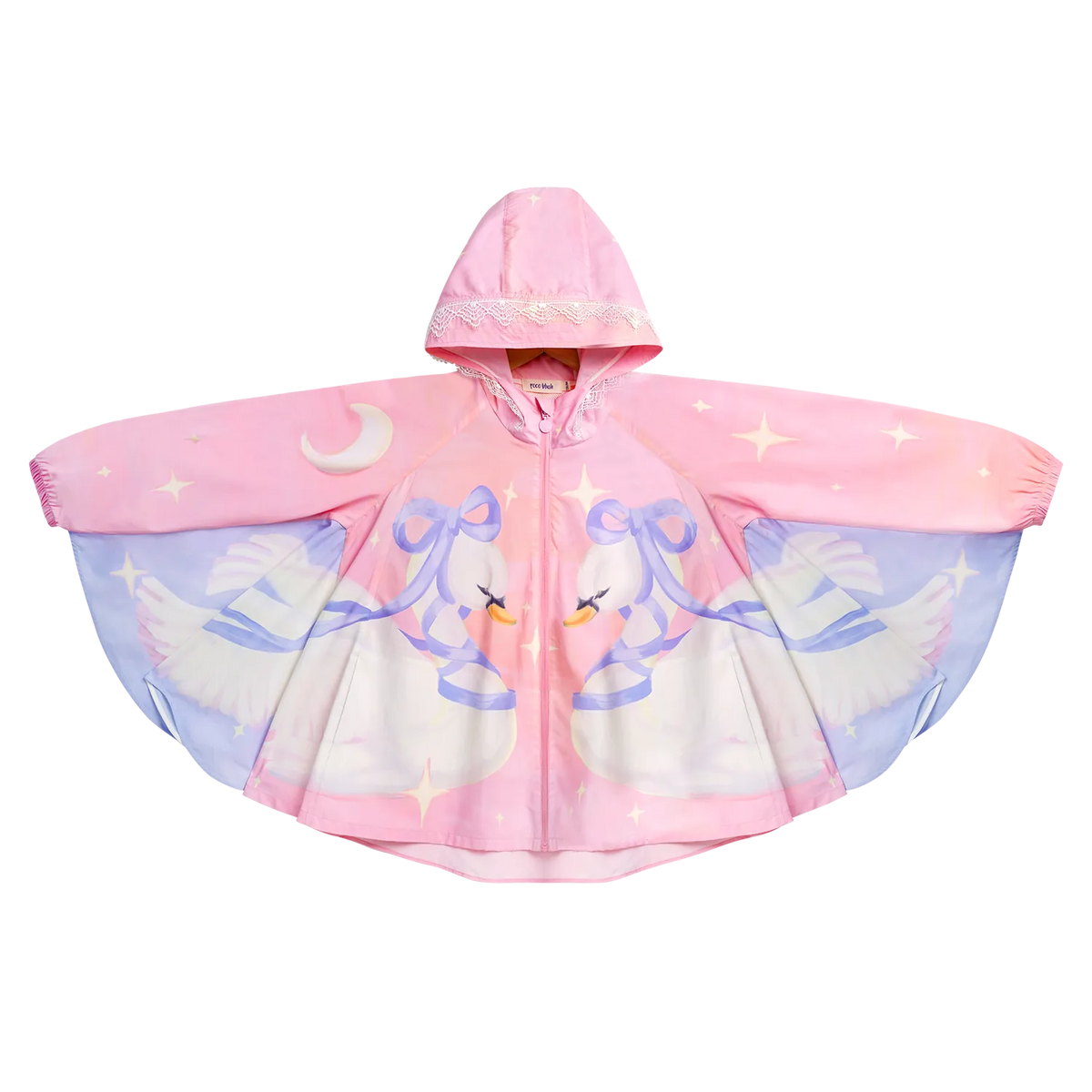 Swan Wing Sheer Summer Jacket by Poco Blush