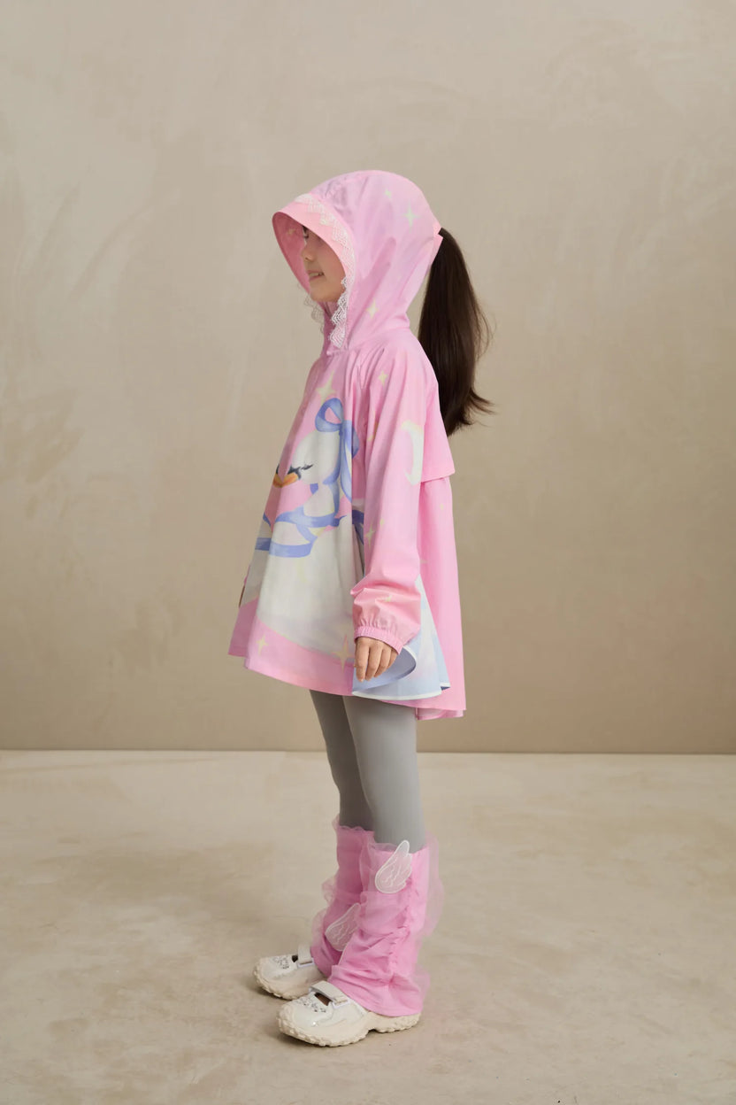 Poco Blush Swan Wing Sheer Summer Jacket