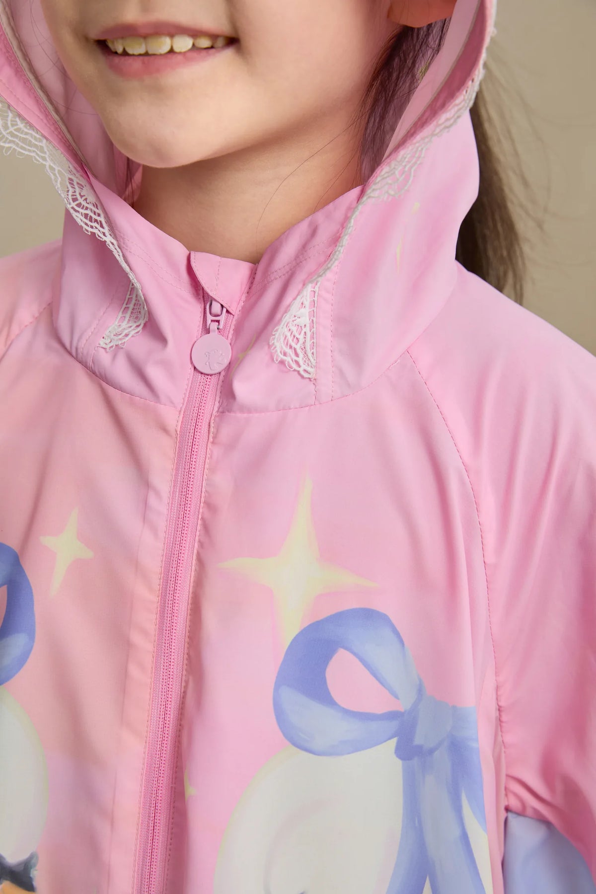 Poco Blush Swan Wing Sheer Summer Jacket