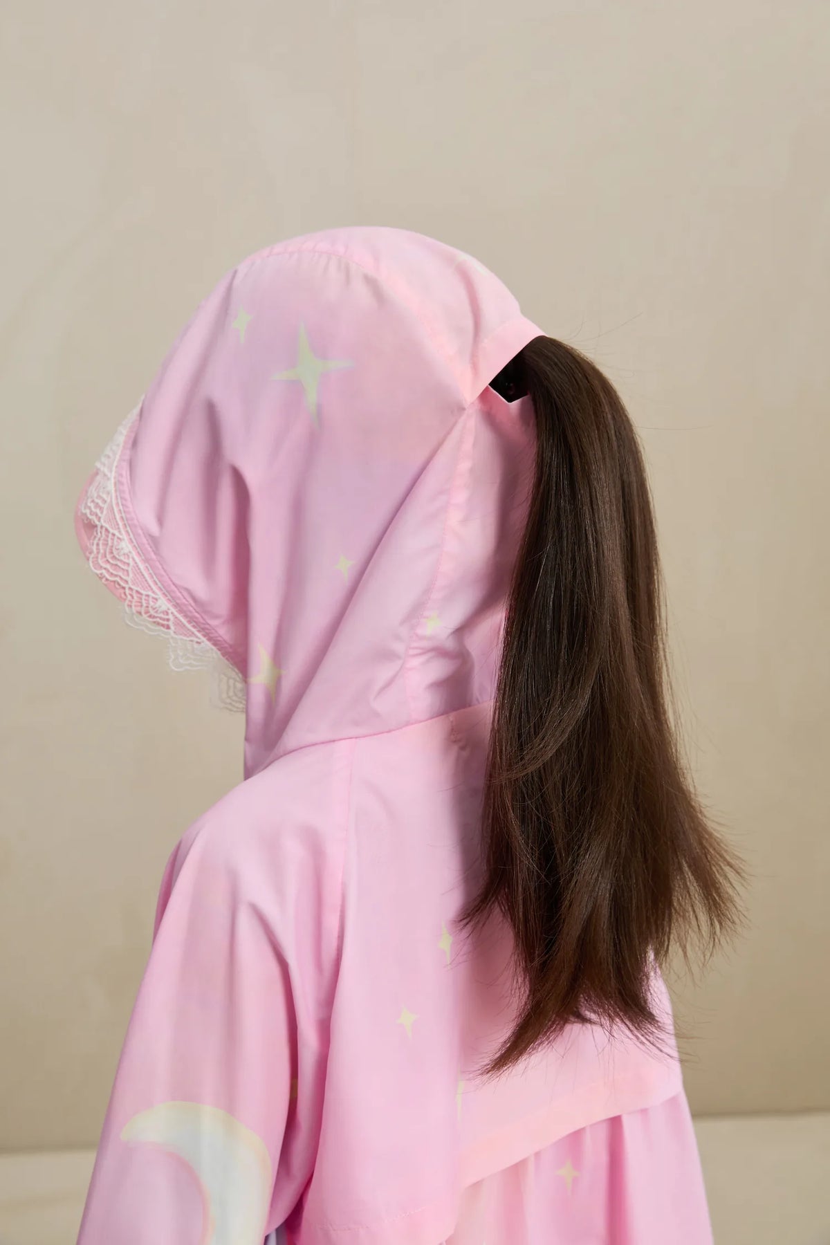 Poco Blush Swan Wing Sheer Summer Jacket