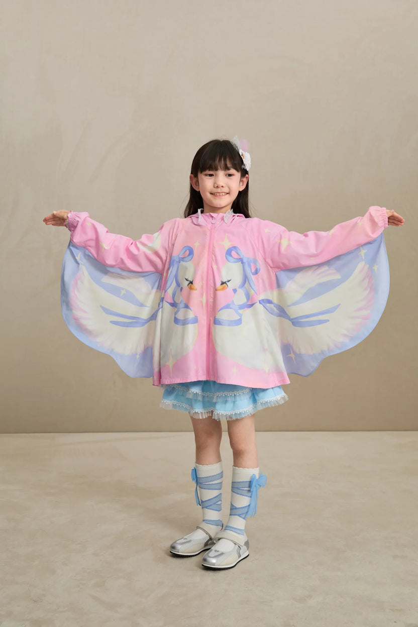Poco Blush Swan Wing Sheer Summer Jacket