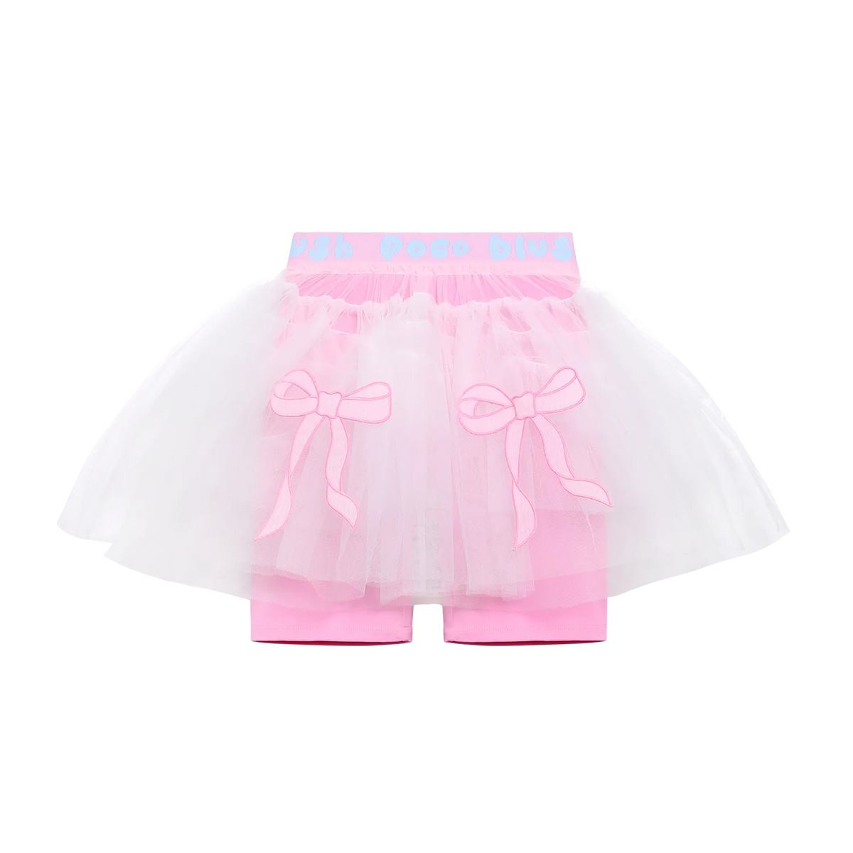 Tulle Ballet Skort with Bow Detail by Poco Blush