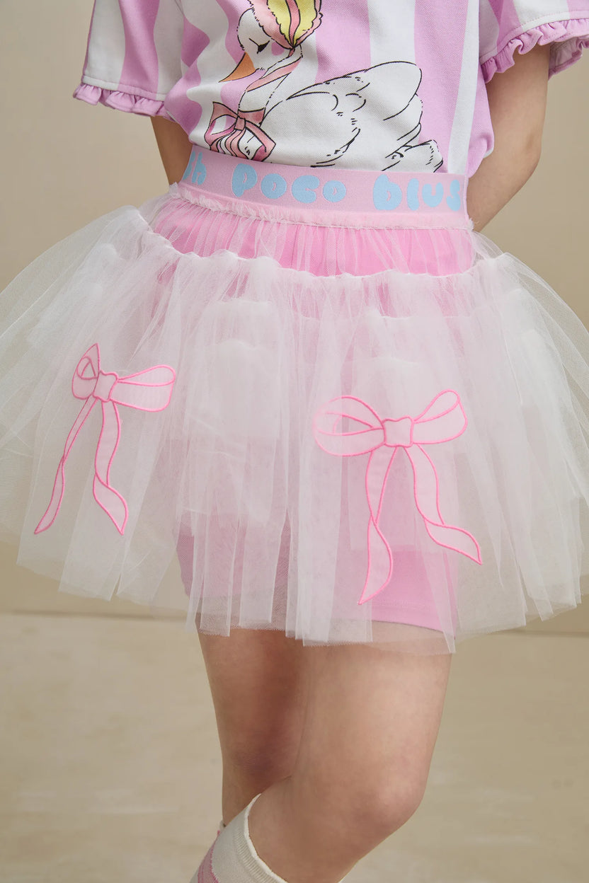 Tulle Ballet Skort with Bow Detail by Poco Blush, image 17